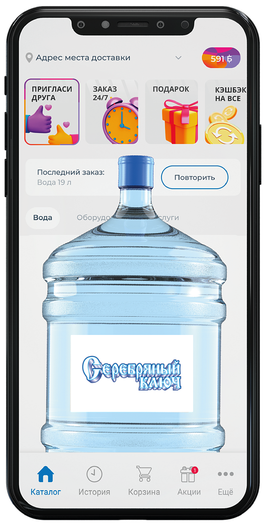 application mockup
